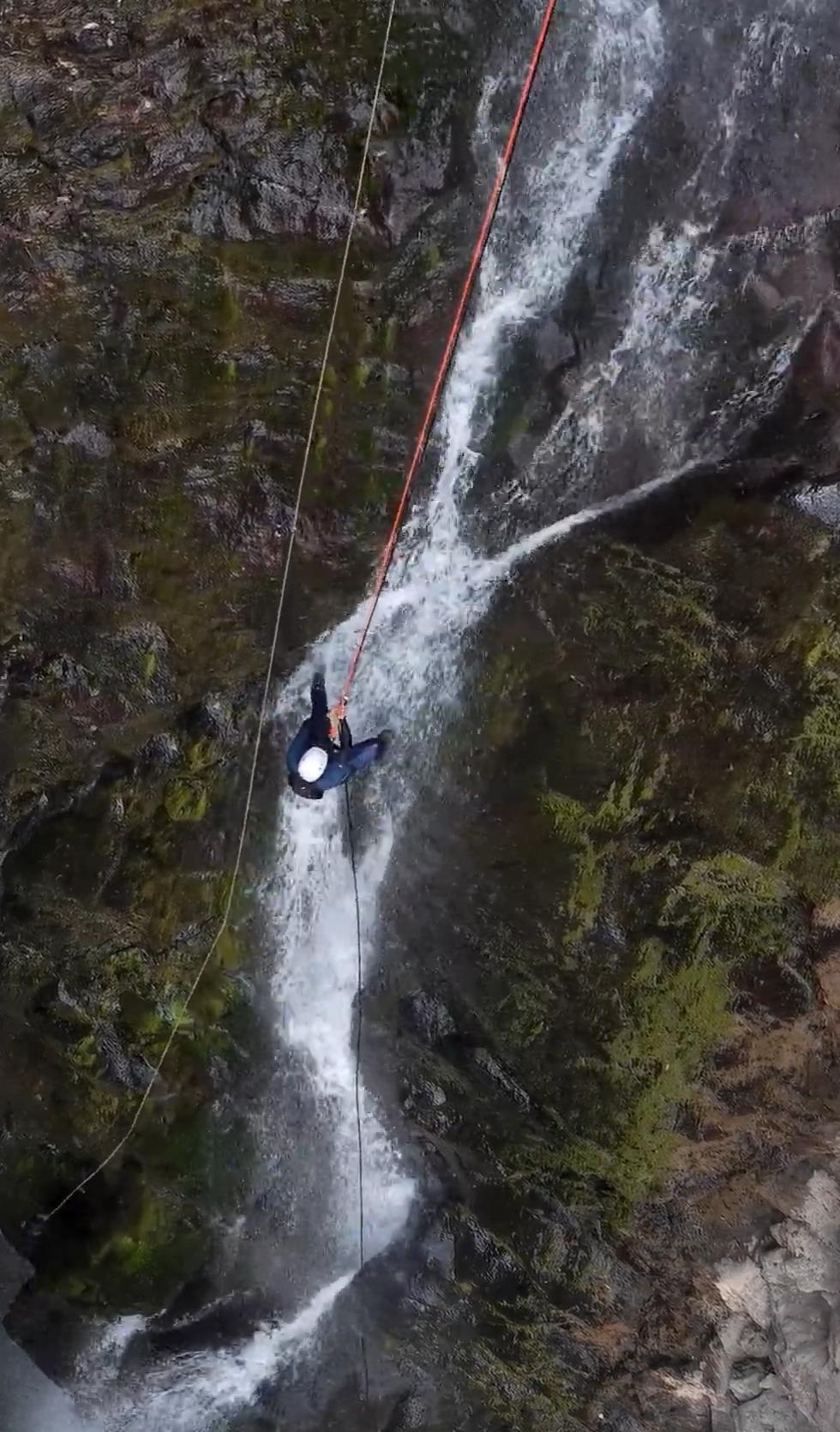 Nityadara Waterfall Rappelling