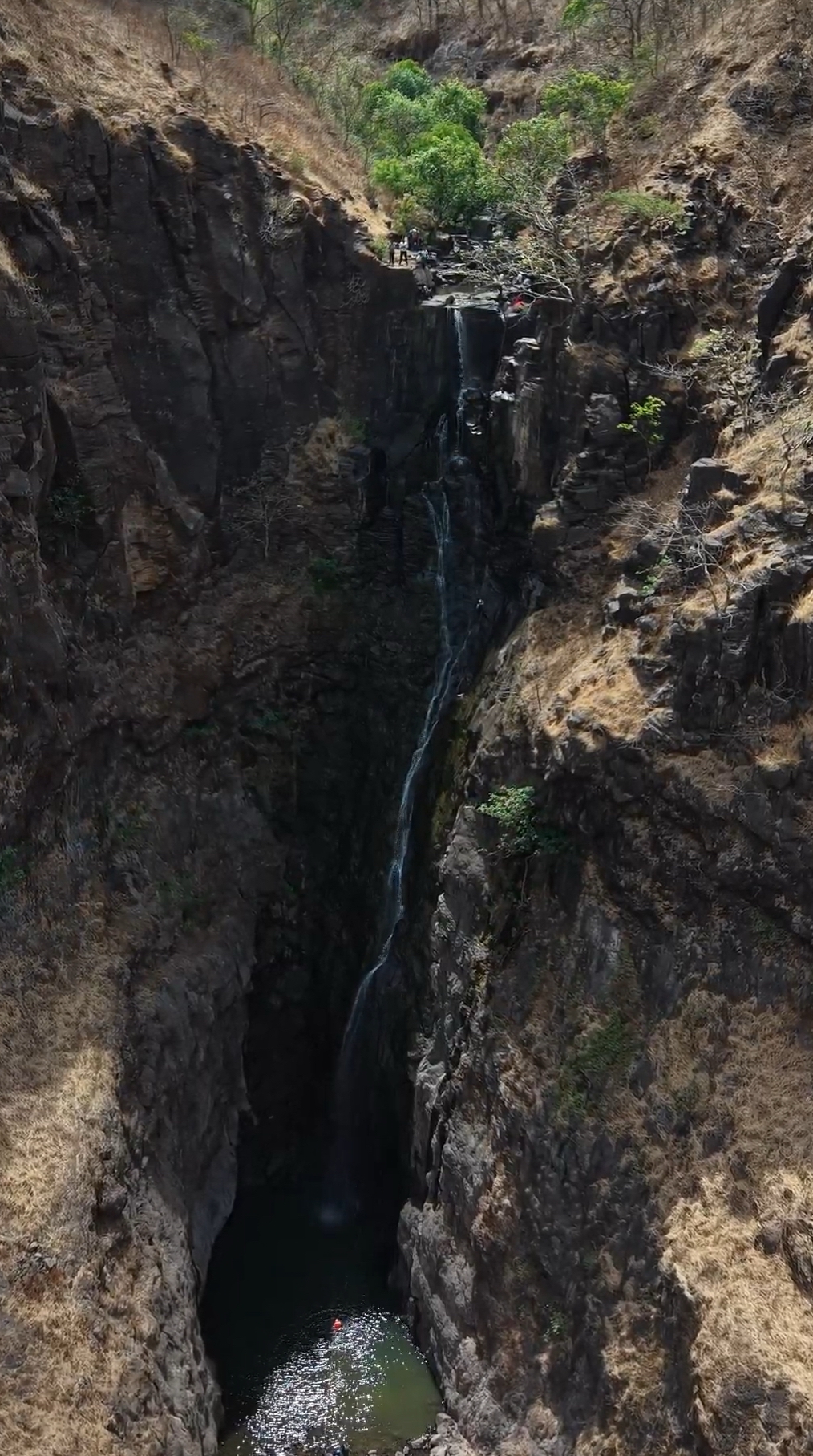 Nityadara Waterfall Rappelling